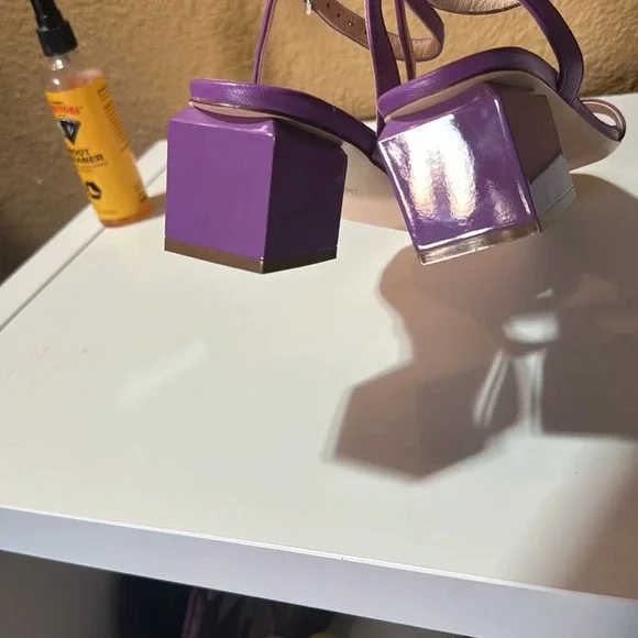 AGL Patent-Leather Sandals Purple. Size 36/6 - Picture 6 of 10